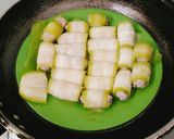 Hình bước làm 1 của món Canh bí đao cuộn thịt