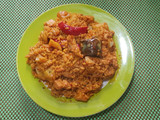 Arroz con jibia fresca