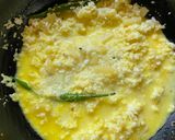 A picture of step 3 of Narkol or Coconut Chorchori - for lunch in Thakurbari style.