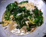 รูปขั้นตอนการทำที่ 4 ของ ผักเหลียงผัดไข่
