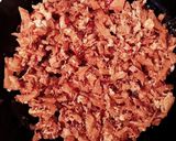 A picture of step 3 of Kottu parotta chicken.