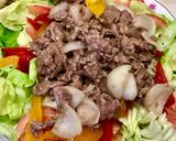 Hình bước làm 3 của món Salad Bò Xào