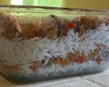 صورة لخطوة 4 من وصفة صينية رز ودجاج بالكريمة
