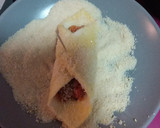 Foto del paso 3 de la receta: Pestiños salados de pan de molde con bacon y queso
