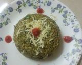 A picture of step 5 of Palak Rice.