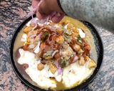 A picture of step 4 of Chola Samosa Chaat 📌.