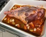 Une image de l'étape 6 de Gigot à l'ail et tomates.