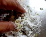 A picture of step 6 of Crispy cheese potato (baby potato with cornflour).