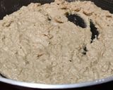 A picture of step 3 of Magaj Ladoo (Wheat flour ladoos).