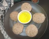 A picture of step 7 of Sprouted Ragi idli.