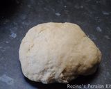 A picture of step 4 of Manti (Persian dumpling).