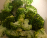 Foto del paso 1 de la receta: Brócoli con gulas y pimiento asado