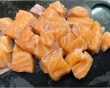 Foto del paso 4 de la receta: Pasta con salmón, gambitas y salsa de queso batido en Airfryer Cosori