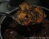 A picture of step 13 of Persian cucumber stew.