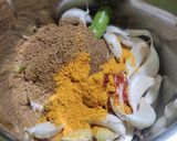 A picture of step 7 of Jackfruit Kofta Curry.