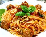 Pas rețetă Spaghetti "Lady and the Trump" 5 fotografie
