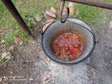 Marhapörkölt bográcsban