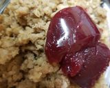 A picture of step 4 of Turkey stuffing with pork sausage meat & Cranberry Sauce 😀.