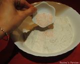 A picture of step 2 of Naan Barbari.