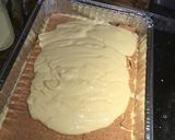 A picture of step 6 of Chocolate Eclair No Bake Cake.