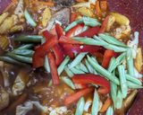 Gambar langkah 5 resipi Daging Masak Paprik.