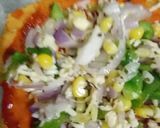 A picture of step 9 of Pani puri pizza paratha.