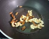 A picture of step 2 of Poha Kheer or Chirer Amrita Bhog.
