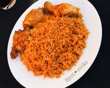 A picture of step 14 of Party jollof rice.