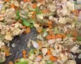 A picture of step 6 of Focaccia with stuffed chicken.