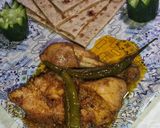A picture of step 9 of Chicken Achari Karahi.