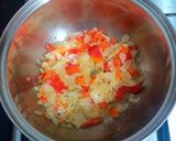 A picture of step 3 of Lamb Keftas in Tomato and Shawarma Sauce.