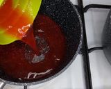 A picture of step 3 of Strawberry mahalabia ||Arabic dessert || strawberry milk pudding.