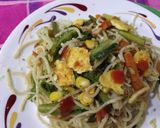 A picture of step 5 of Spaghetti cheesy veggies with egg delite.