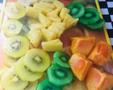 Foto del paso 2 de la receta: Una Deliciosa Ensalada de Frutas Con Caqui   de Otoño 🥝🍌🍍🍊🍁🍂