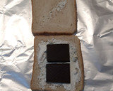 Foto del paso 1 de la receta: Sándwich de requesón con chocolate negro