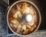 Foto del paso 5 de la receta: Medallones de merluza con pimientada y huevo poché