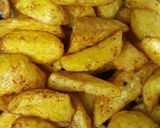 A picture of step 3 of Home Made Fries (Chips)#authormarathon# #4weekschallenge#.