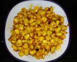 A picture of step 1 of Chatpate sweat corn.