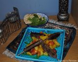 A picture of step 16 of Spicy pan fried kebab.