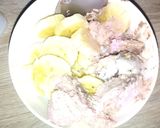 A picture of step 2 of Banana and icecream.