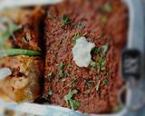 A picture of step 2 of Pav bhaji.