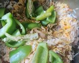 A picture of step 9 of Mushroom pulao.