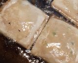 A picture of step 7 of Chicken cheese pocket parcel.