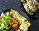 Foto langkah ke 7 dari resep Pepes Belut Daun Kemangi.