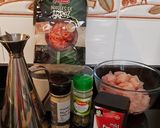 Foto del paso 4 de la receta Noodles de arroz con pollo y pimientos