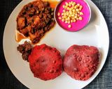 बीटरूट पूरी और बीटरूट रायता (Beetroot Puri aur Beetroot Raita recipe in Hindi) रेसिपी चरण 11 फोटो