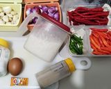Foto langkah ke 1 dari resep Sambal Telur Bawang Terasi.