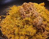 Foto del paso 4 de la receta: Cuscús Vegetal de Brócoli y Zanahoria con Huevo Mollet, Emulsión de Yogur y Compota de Cerezas
