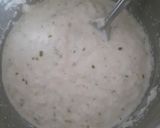 A picture of step 2 of Rava dhokla.