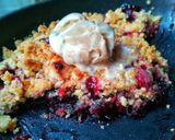 صورة لخطوة 6 من وصفة كرمبل الفواكه الحمراء / Berries crumble